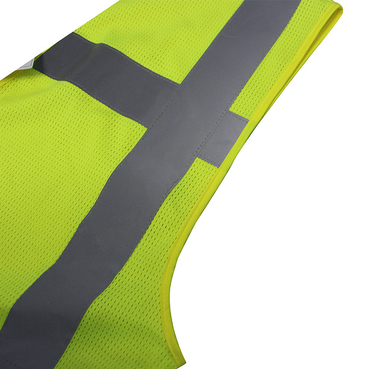 2022  hot selling OEM Roadway security mens polyester corn mesh reflective vest safety vest hivi vest