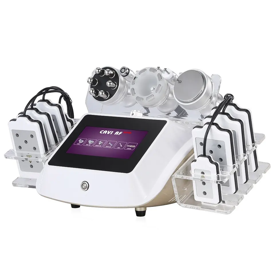 Portable body Lipo Laser Cavi RF 40K Cavitation Slimming Machine for Cellulite Removal