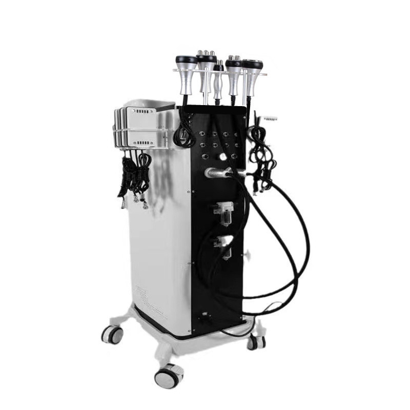 Standing LS650 6 in 1 liposuction laser rf vacuum cavitation slimming machine for body shaper