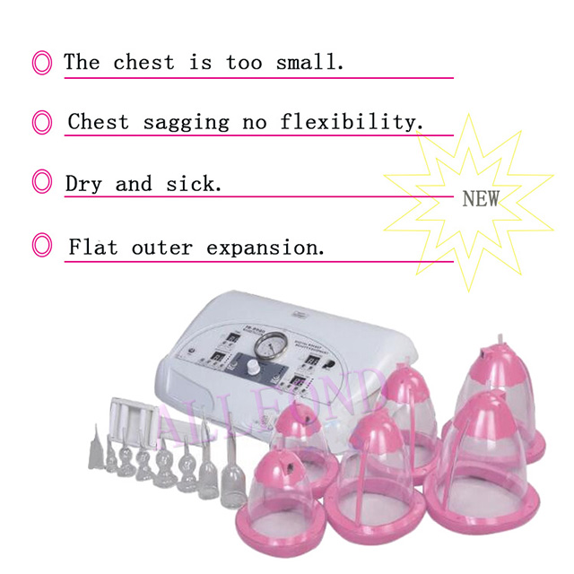 Hot Sale ib8080 Breast Enlargement Vacuum Therapy Cupping Machine in Breast Massager