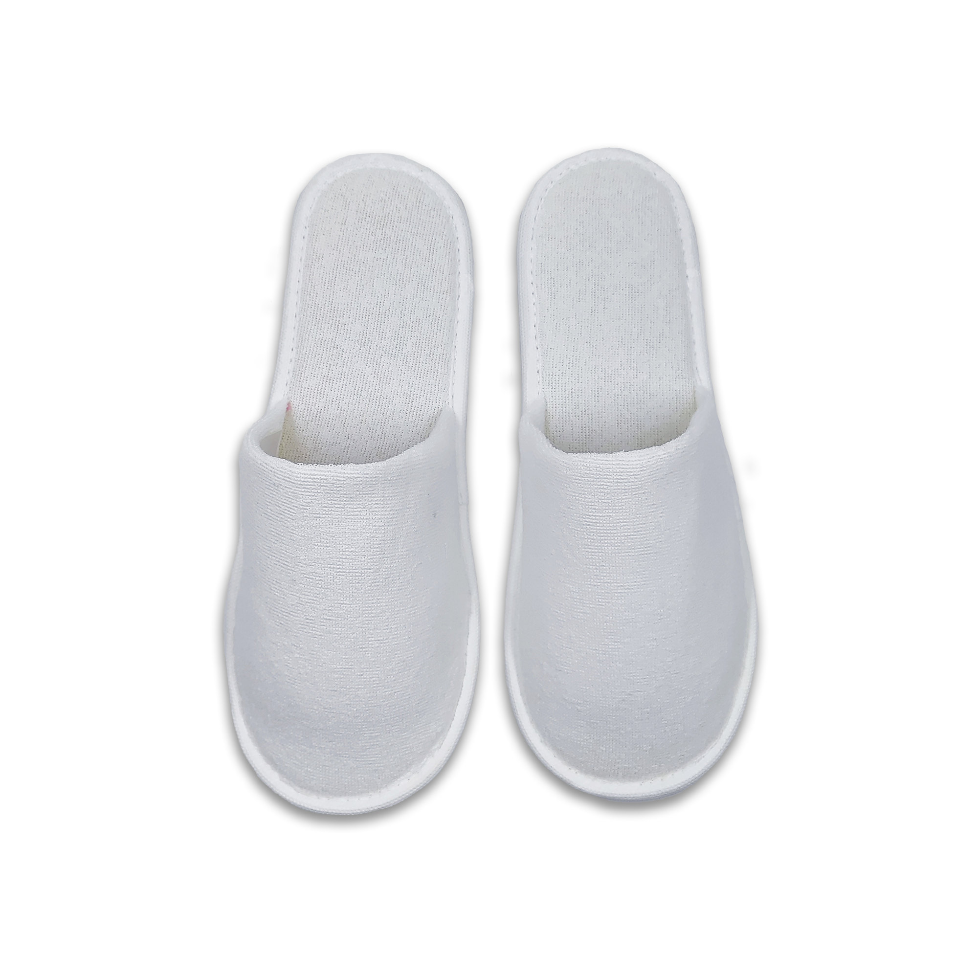 Open Toe Slippers 5 mm Eva Towel Fabric Double Layer Single Sole Towel Cloth Slippers For Hotel Slipper Disposable for Hotel