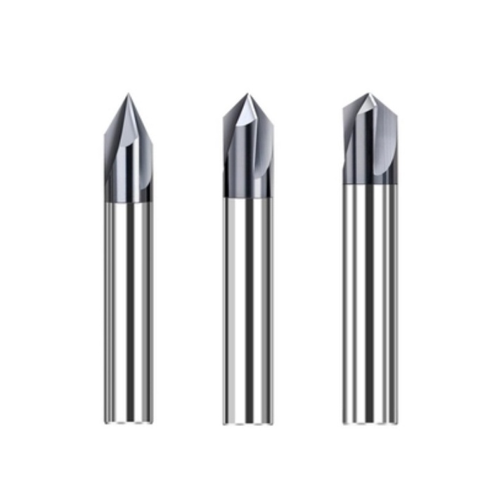 HRC55  90 Degree Carbide Chamfer END Mills For Steel