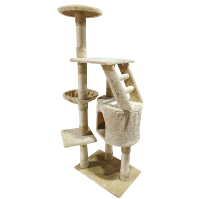 High Quality New Design Multi-Layer Cat Tree Cat Tower Pink Bed House Indoor Cat Accessories Product With Sisal Scratching Post