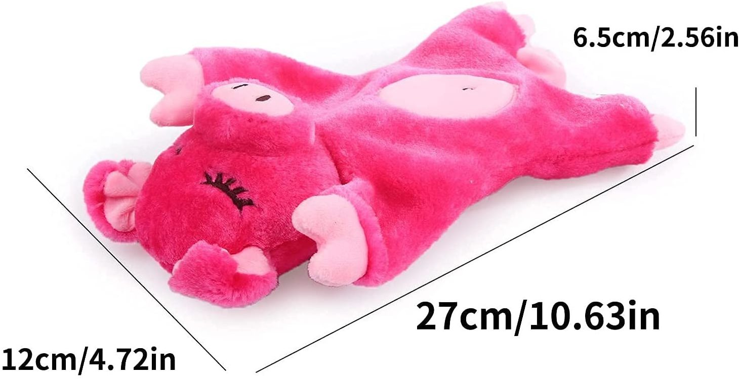 AFP Best Seller Cat Snoring Cuddler Pig Hot Sales Calming Kitten Purring Toys Wholesale Cat Anti Anxiety Pillow Toy