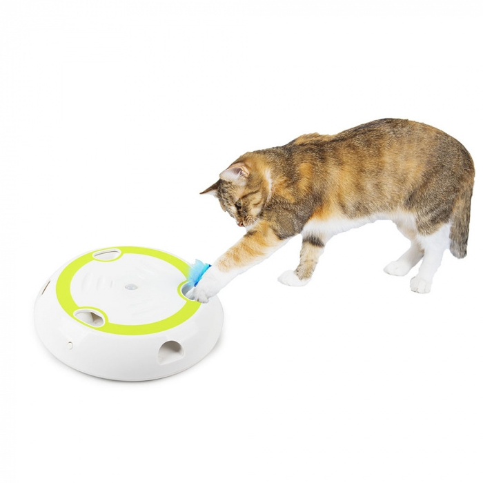 AFP Wack 'A' Mouse Automatic Play Interactive Motion Cat Toy Mouse Tease Electronic Training Pet Toys For Kitty Cats