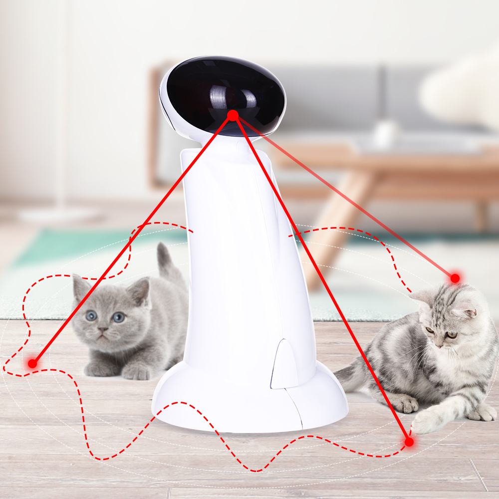 AFP Interactive Toy Pet Training Products Pointer Automatic Electric Rotating Catch Training Cat Laser Toy For Cats