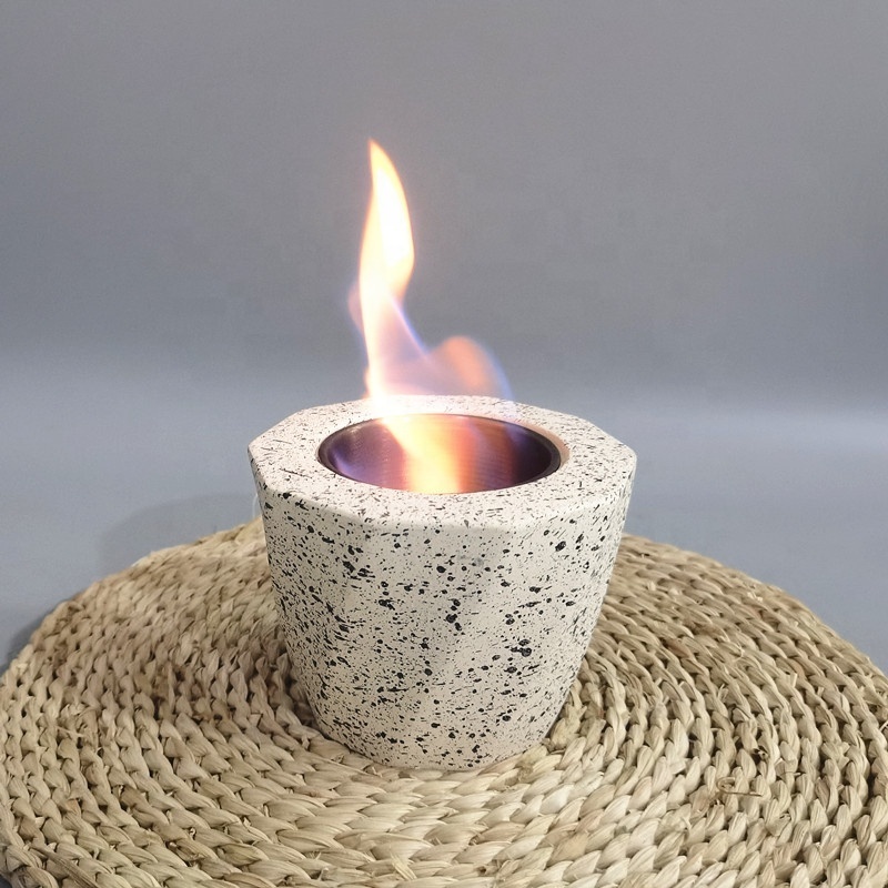 Wholesale Mini Concrete Fire Pit Modern Mini Table Top Fire Pit Bio Ethanol Tabletop Fireplace Portable Fire pit