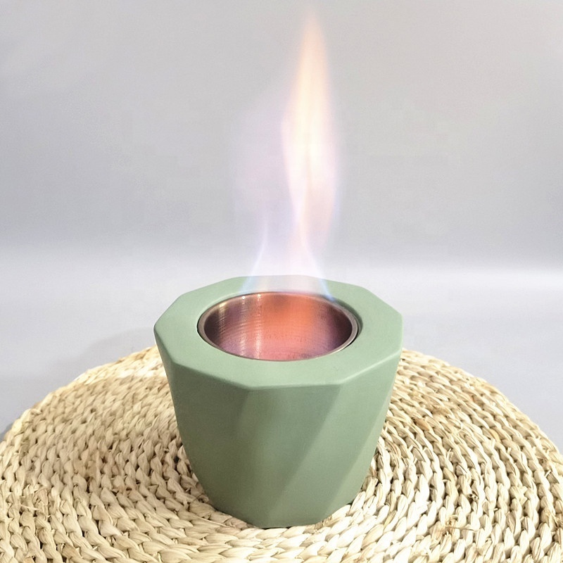 Wholesale Mini Concrete Fire Pit Modern Mini Table Top Fire Pit Bio Ethanol Tabletop Fireplace Portable Fire pit