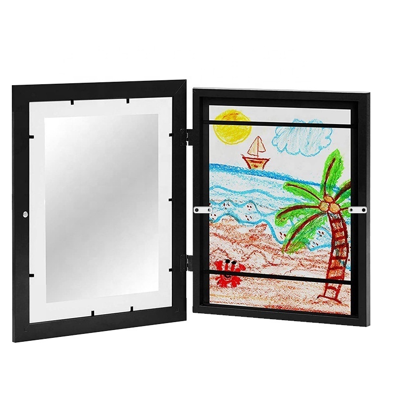 2023 Hotsale Front Opening Changeable Kids Artwork Picture Display Frame for A4 Art-Work Children Art Projects Crafts Drawing