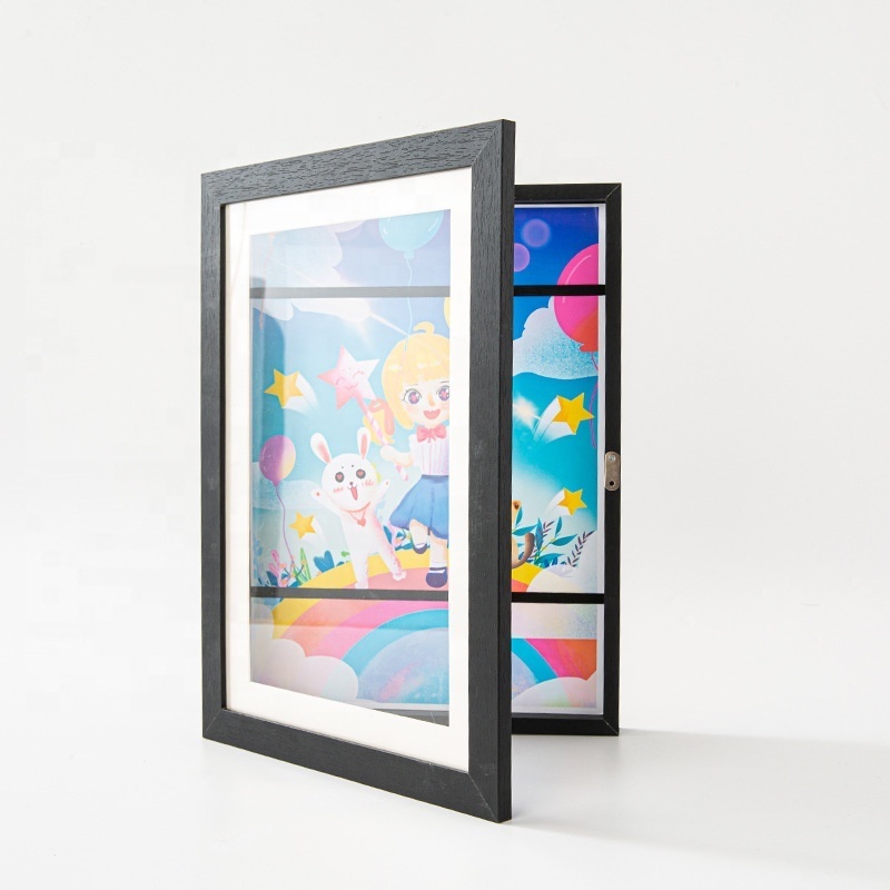 2023 Hotsale Front Opening Changeable Kids Artwork Picture Display Frame for A4 Art-Work Children Art Projects Crafts Drawing