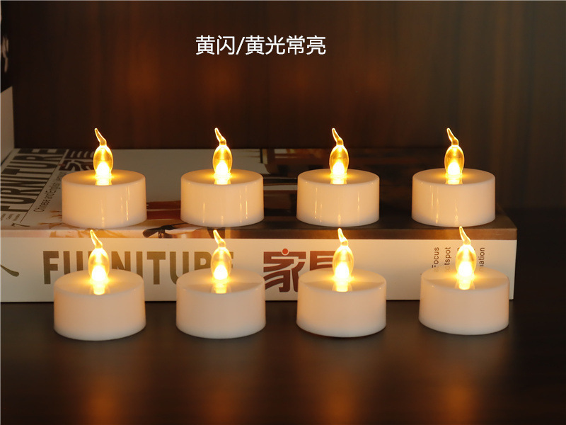 Tea Lights Candles Battery Operated Realistic LED Flickering Flameless Tea Lights Fake Candles Decoration for Party Craft Ideas