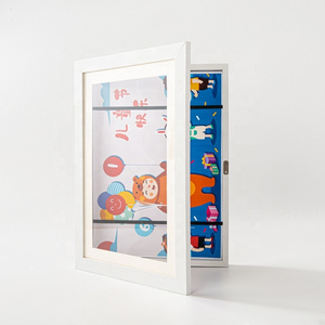 2023 Hotsale Front Opening Changeable Kids Artwork Picture Display Frame for A4 Art-Work Children Art Projects Crafts Drawing