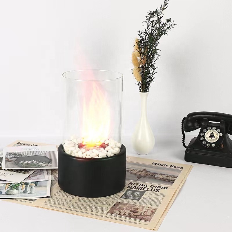 Factory Supply Tabletop Portable Ethanol Fireplace Desktop Alcohol Fire Pit Smokeless Bio Household Mini Fire Bowl