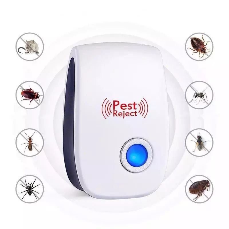 Indoor 360 Degree Electronic Ultrasonic Mosquito Repellent EU US UK Plug Reject Rat Snake Flies Flea Repeller Control Pest Trap