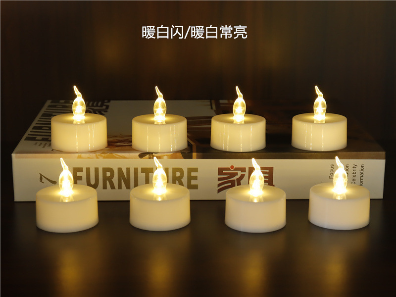 Tea Lights Candles Battery Operated Realistic LED Flickering Flameless Tea Lights Fake Candles Decoration for Party Craft Ideas