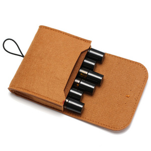 Hot Sale Fashion Felt Non-woven Makeup Pouch Portable Essential Oil Storage Bag