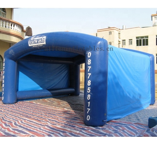 water proof inflatable car wash shelter inflatable mobile building tent car garage tent