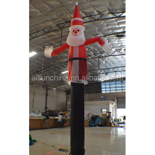 air-blown inflatable sky dancer santa claus dancer for outdoor christmas decoration promotion big 3-5mH