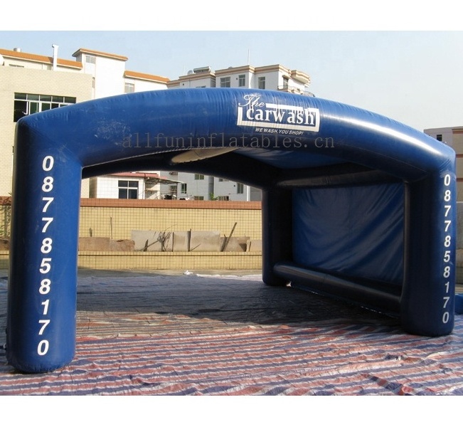 water proof inflatable car wash shelter inflatable mobile building tent car garage tent