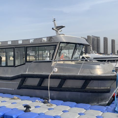 2023 Allheart High Quality Catamaran 11.6m  Cabin Aluminum Fishing Boat for Sale in China