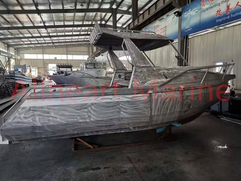 Allheart Aluminium Luxury Sea Craft Cuddy Cabin 6.68m/22FT Pontoon Boat For Sale