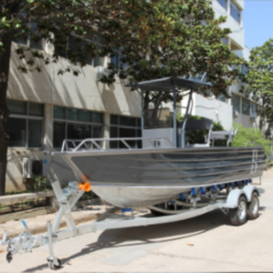 16ft Fishing Boat with 6m Length 124V LED Ceiling Interior Lamp Aluminum Sport Yacht with Outboard Engine for Marine Boats