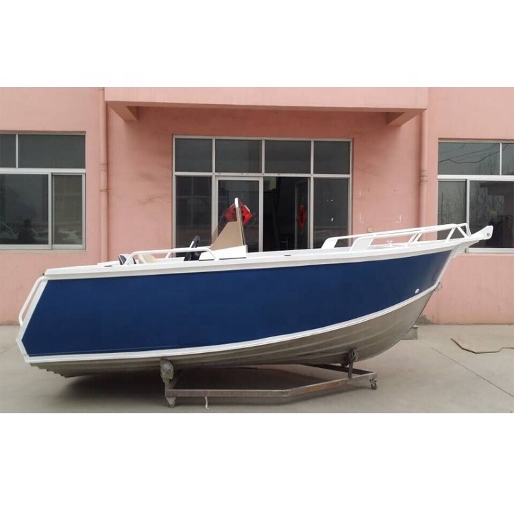 5.0 center console aluminum pressed hull fishing boat with hiah quality