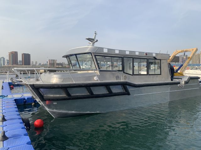 2023 Allheart High Quality Catamaran 11.6m  Cabin Aluminum Fishing Boat for Sale in China