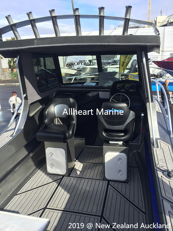 Auckland boat show  allheart fishing boat cabin boat with fishing equipment