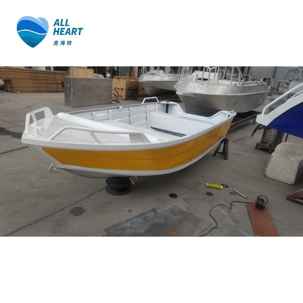 12ft 13ft 14ft 15ft 16ft hot sale all welded Aluminium dinghy boat fishing boats for sale