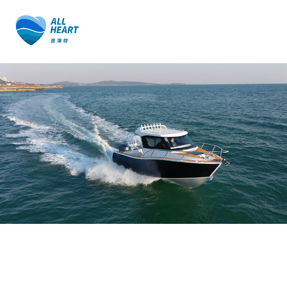 New Zealand Design 25ft/7.5m cabin boat fishing yacht luxury boat aluminium boats for fishing