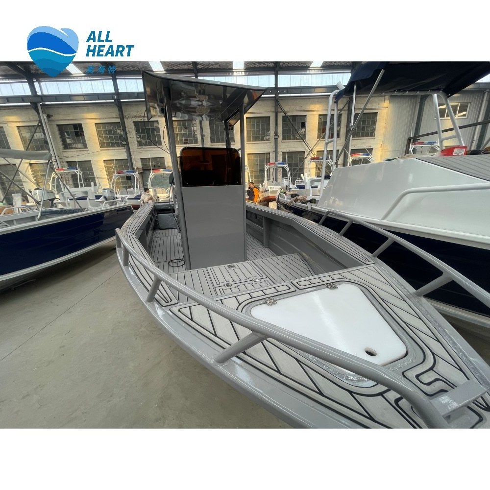 16ft Fishing Boat with 6m Length 124V LED Ceiling Interior Lamp Aluminum Sport Yacht with Outboard Engine for Marine Boats