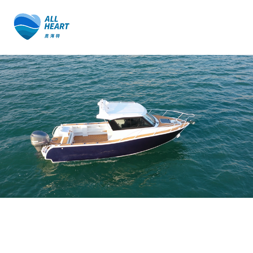 New Zealand Design 25ft/7.5m cabin boat fishing yacht luxury boat aluminium boats for fishing