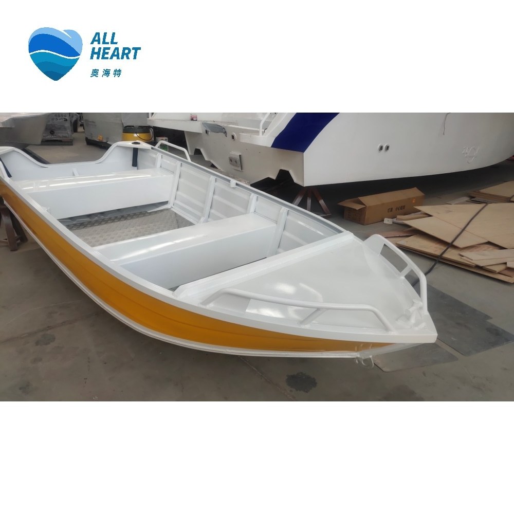 12ft 13ft 14ft 15ft 16ft hot sale all welded Aluminium dinghy boat fishing boats for sale