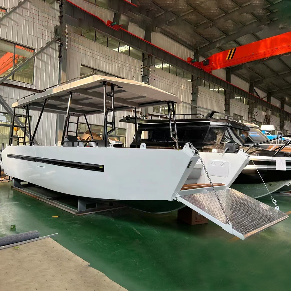 Allhouse Houseboat 7.9m Durable and Addordable Landing Craft Ferry Work Boat Aluminum Passenger Boat For Sale