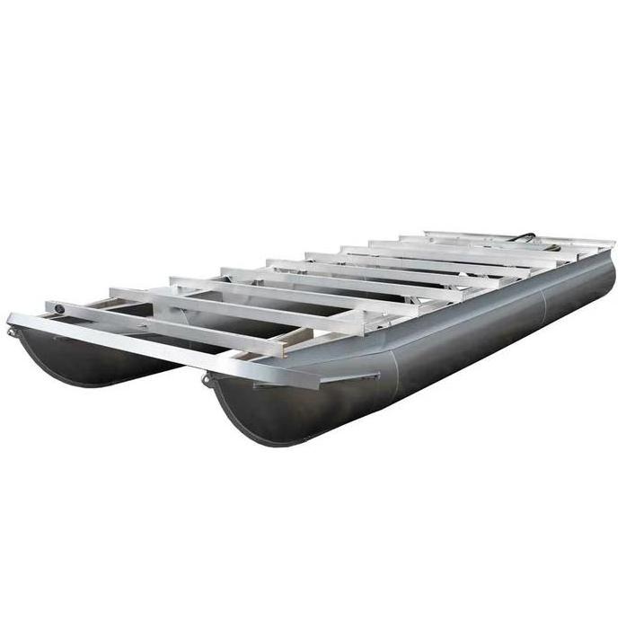 Aluminum alloy floating pontoon tubes for pontoon boat