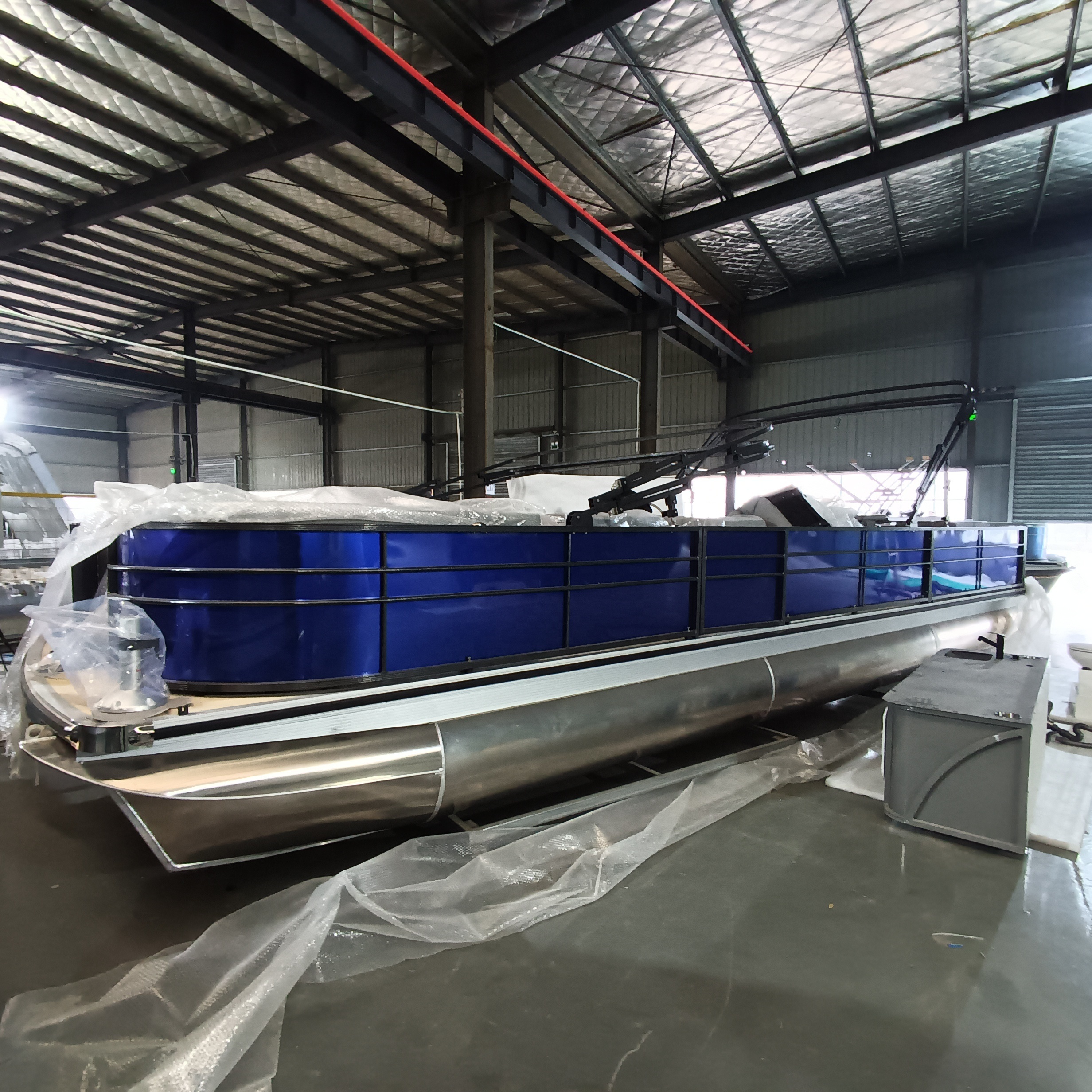 Industry-Leading Best Selling Party Barge Floating 19ft  Luxury Pontoon Boat Family Boat