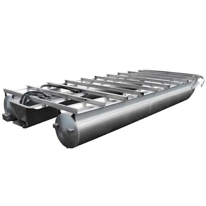 Aluminum alloy floating pontoon tubes for pontoon boat