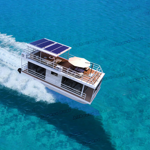 Trailerable Houseboat  Floating Mobile Cabin Modular Floating Cottage House Houseboat Floating Hotel Boat