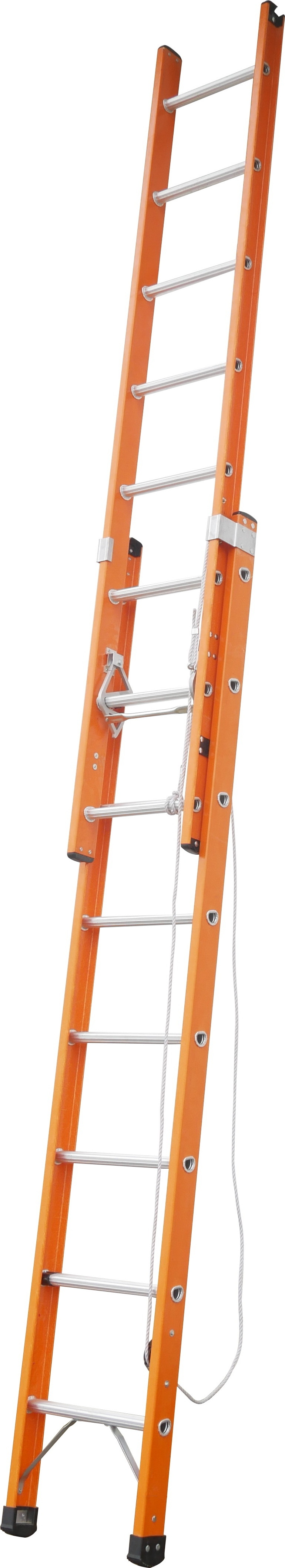 2.4-3.9m extension fiber glass stepladder telescopic ladder folding step extension ladder fiberglass ladder