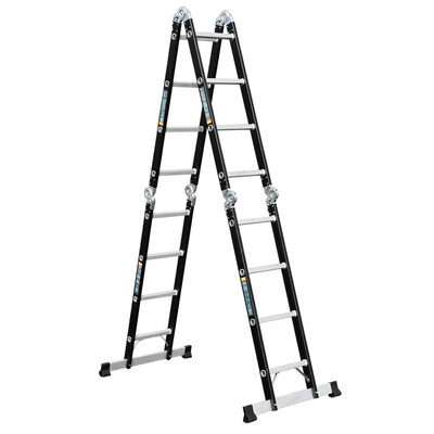 4x4 aluminium ladders folding multipurpose aluminum ladder 4 hinges with 2 stabilizer multi purpose multi function ladder