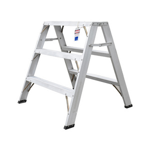 telescope ladder escada aluminum folding step ladder 3 step aluminium saw horse