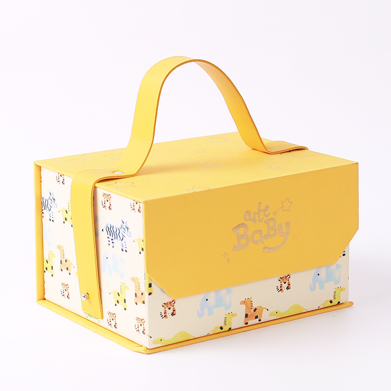 Wholesale price baby gift box baby blanket packaging box baby clothing packaging box