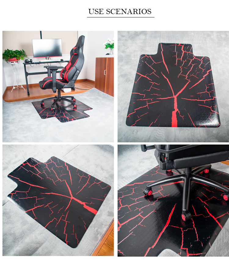 chair mat for carpet New gaming carpet durable e-sport gaming chair mat rubber anti-slip mat for internet bar