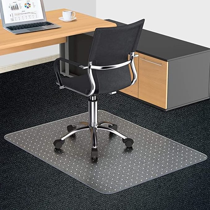 Office Chair Mat for Carpets Transparent Thick and Sturdy Highly Premium Quality Floor Mats for Low and No Pile Carpeted Floors