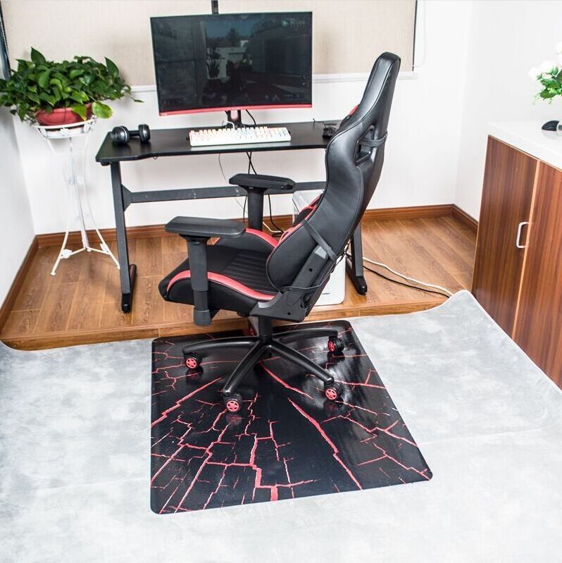 High Quality PVC custom gaming floor chair mat