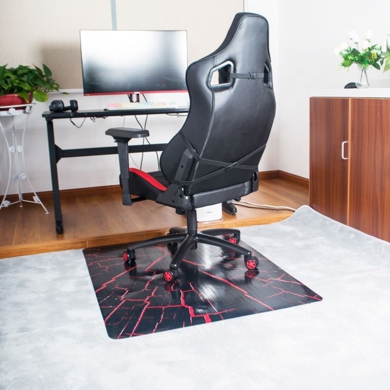 chair mat for carpet New gaming carpet durable e-sport gaming chair mat rubber anti-slip mat for internet bar