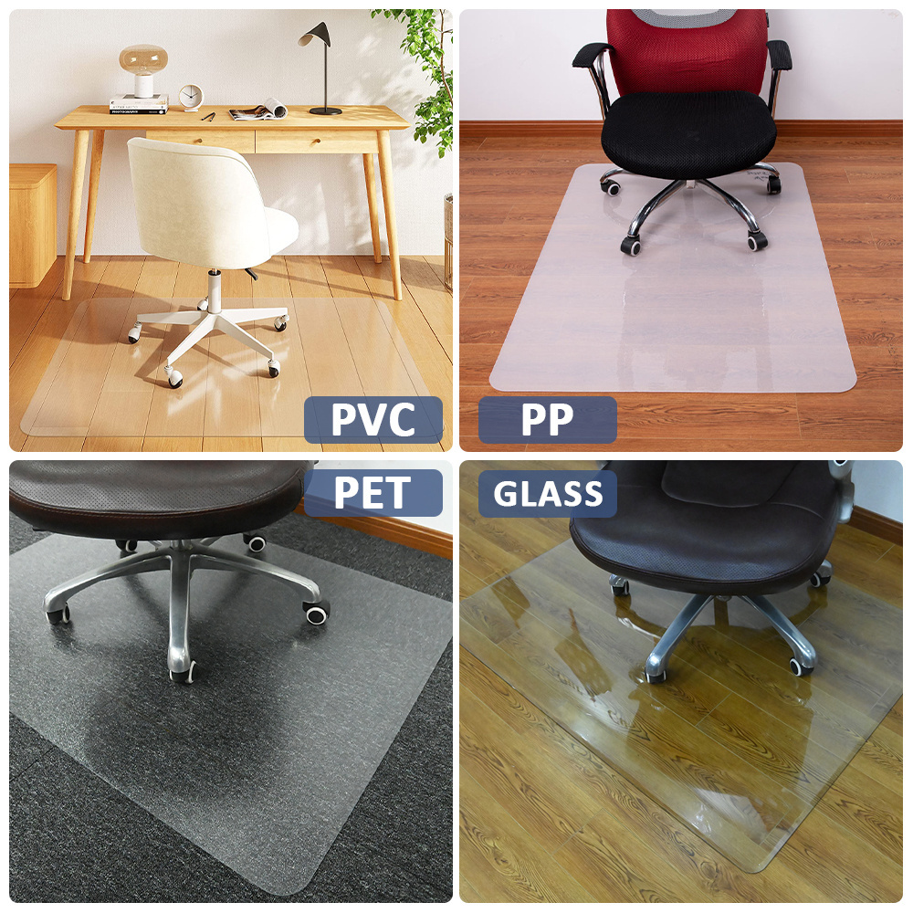 High and Woven Chair Disposable Mat 45*53 Soil Protection and Floor Protector for Hardwood and Tile Floor Office Chair Mat