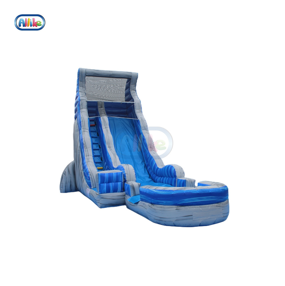 Inflatable Water Slide Pool Water Side Commercial Bounce House Water Slide Castle Inflatable Slide