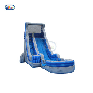 Inflatable Water Slide Pool Water Side Commercial Bounce House Water Slide Castle Inflatable Slide